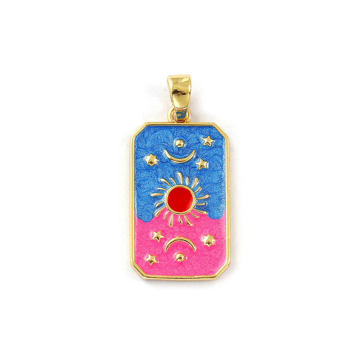 Sun Moon Blue Pink