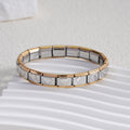 Heart Border Gold Bracelet