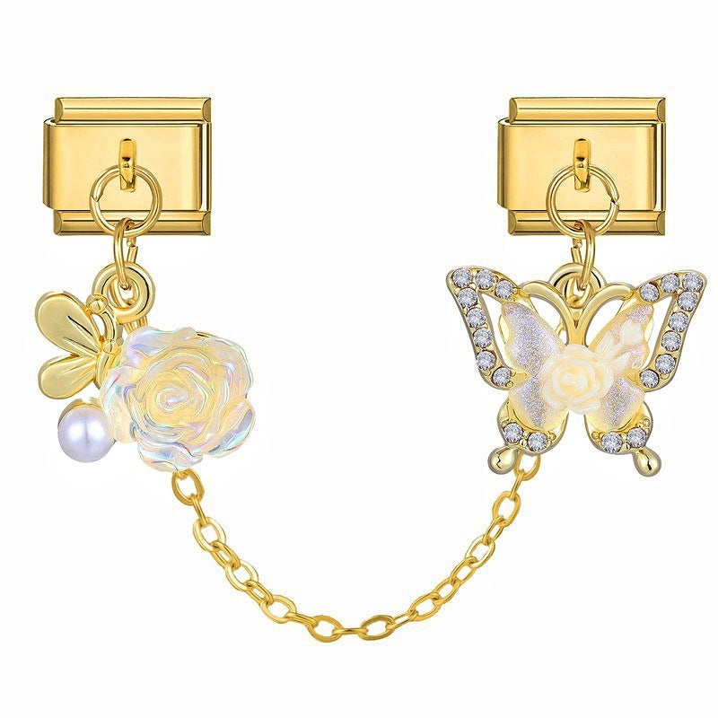 Rose and Butterfly Chain