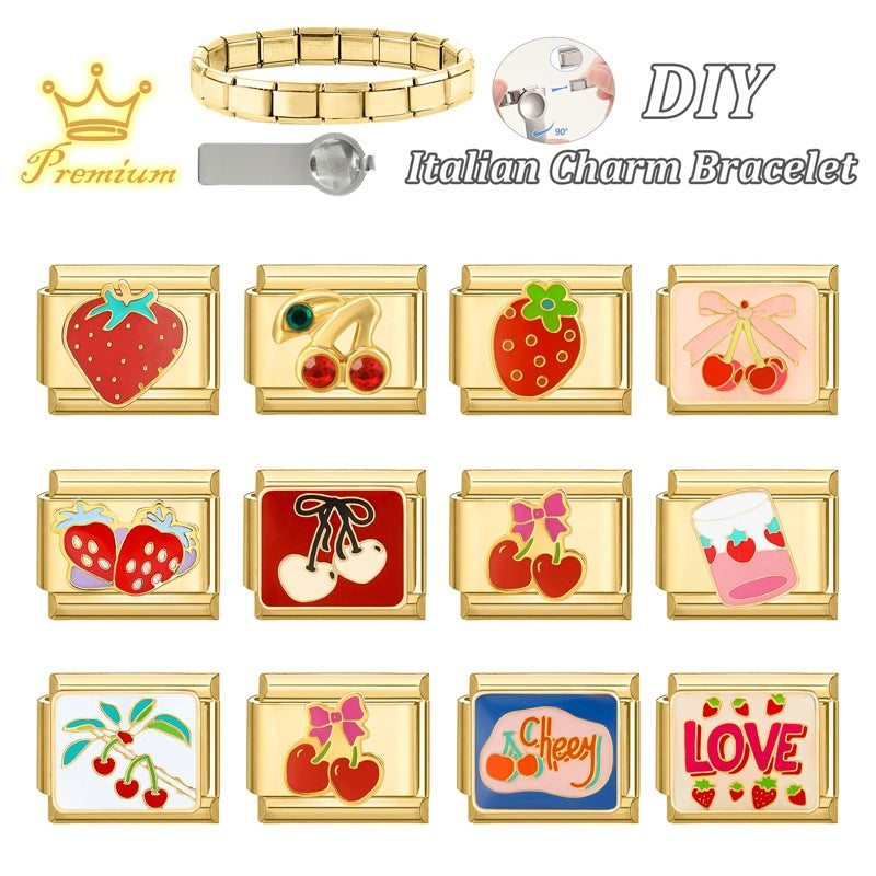 Strawberry and Cherry Charms