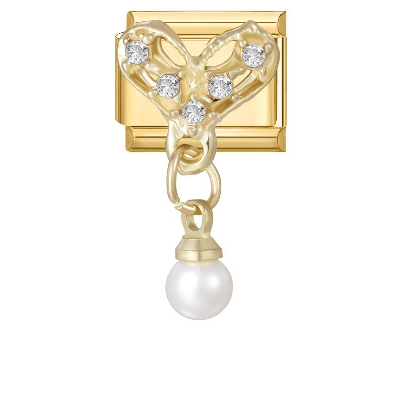 Heart Pearl Tassel