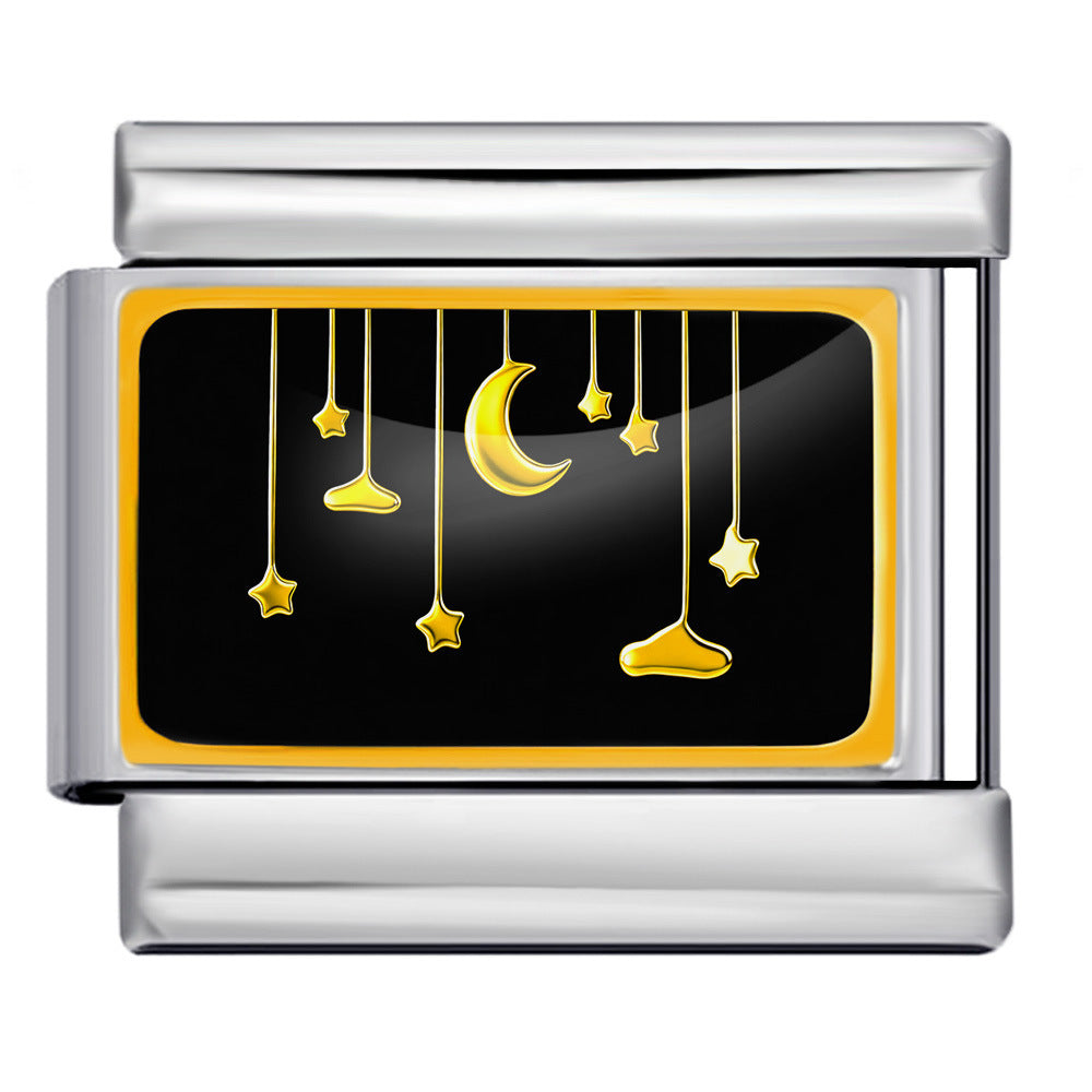 Hanging Stars and Moon, Silver