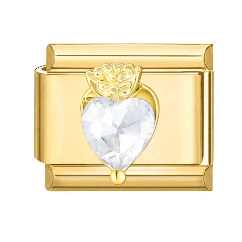 Crowned Crystal Heart