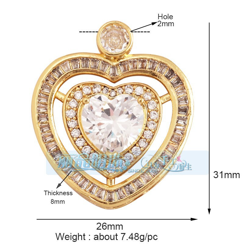 Layered Crystal Heart