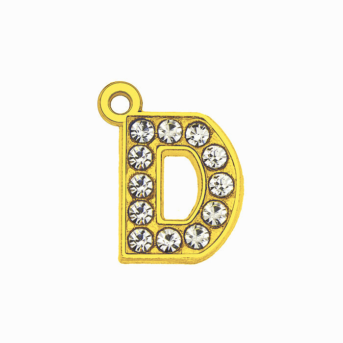 Gold Letter D
