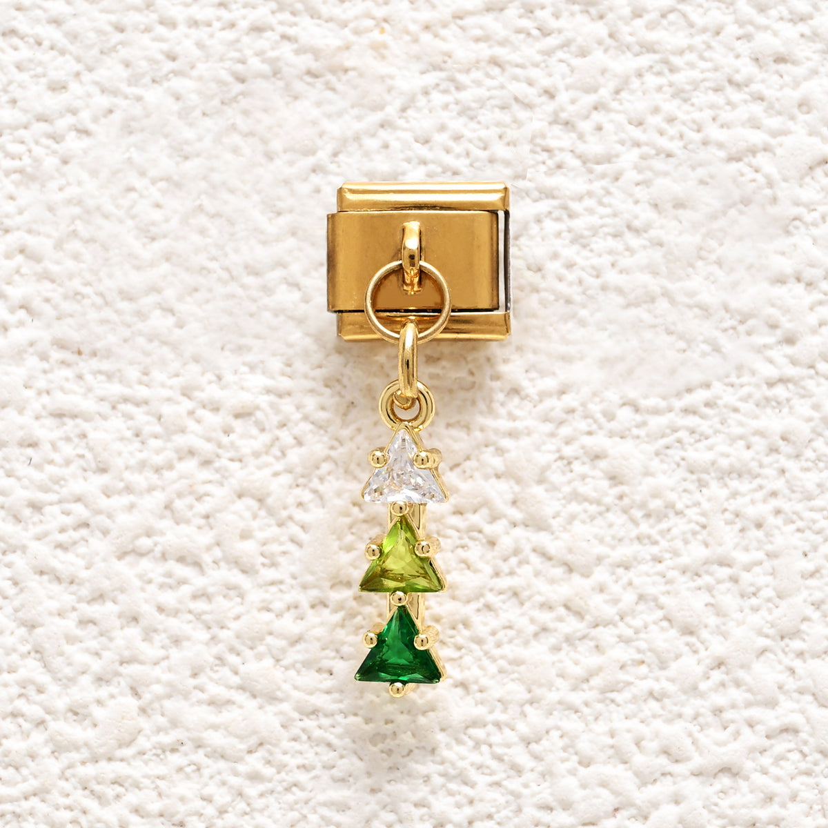 Dark Green Crystal Drop