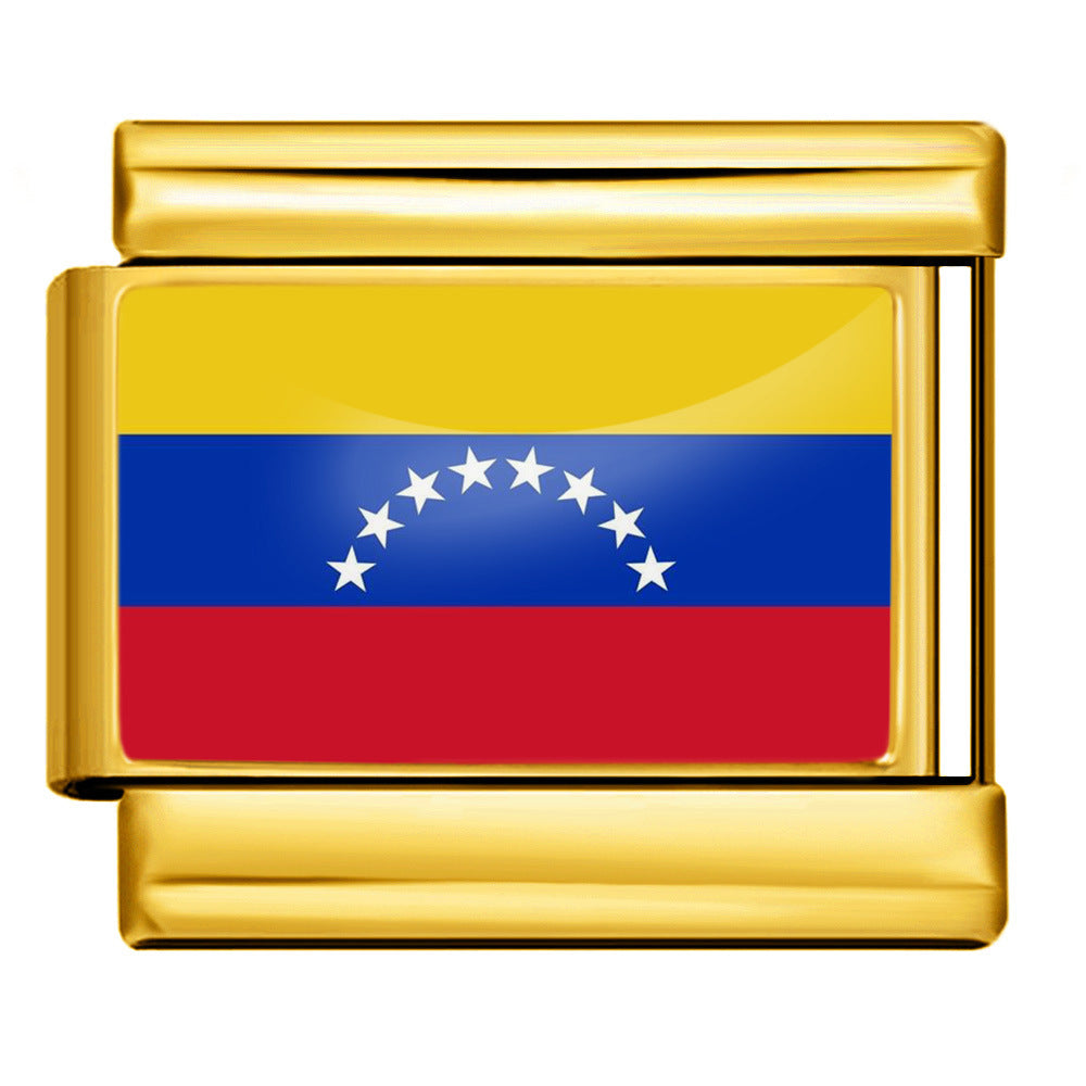 Venezuela Flag, Gold