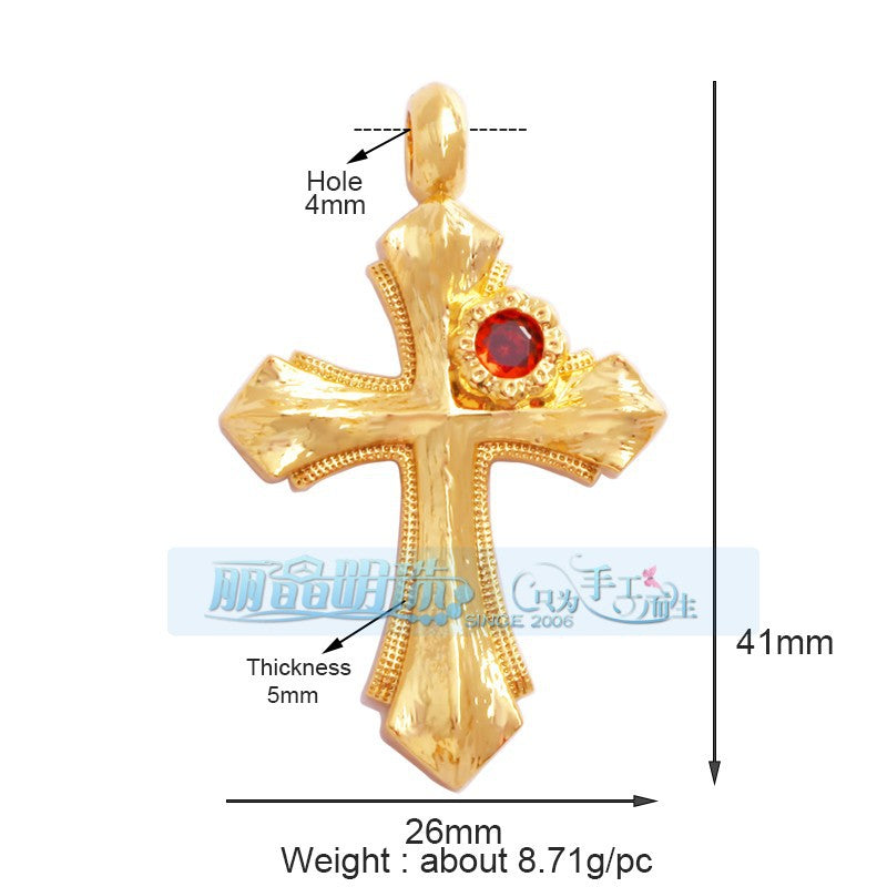 Crystal Cross Pendants