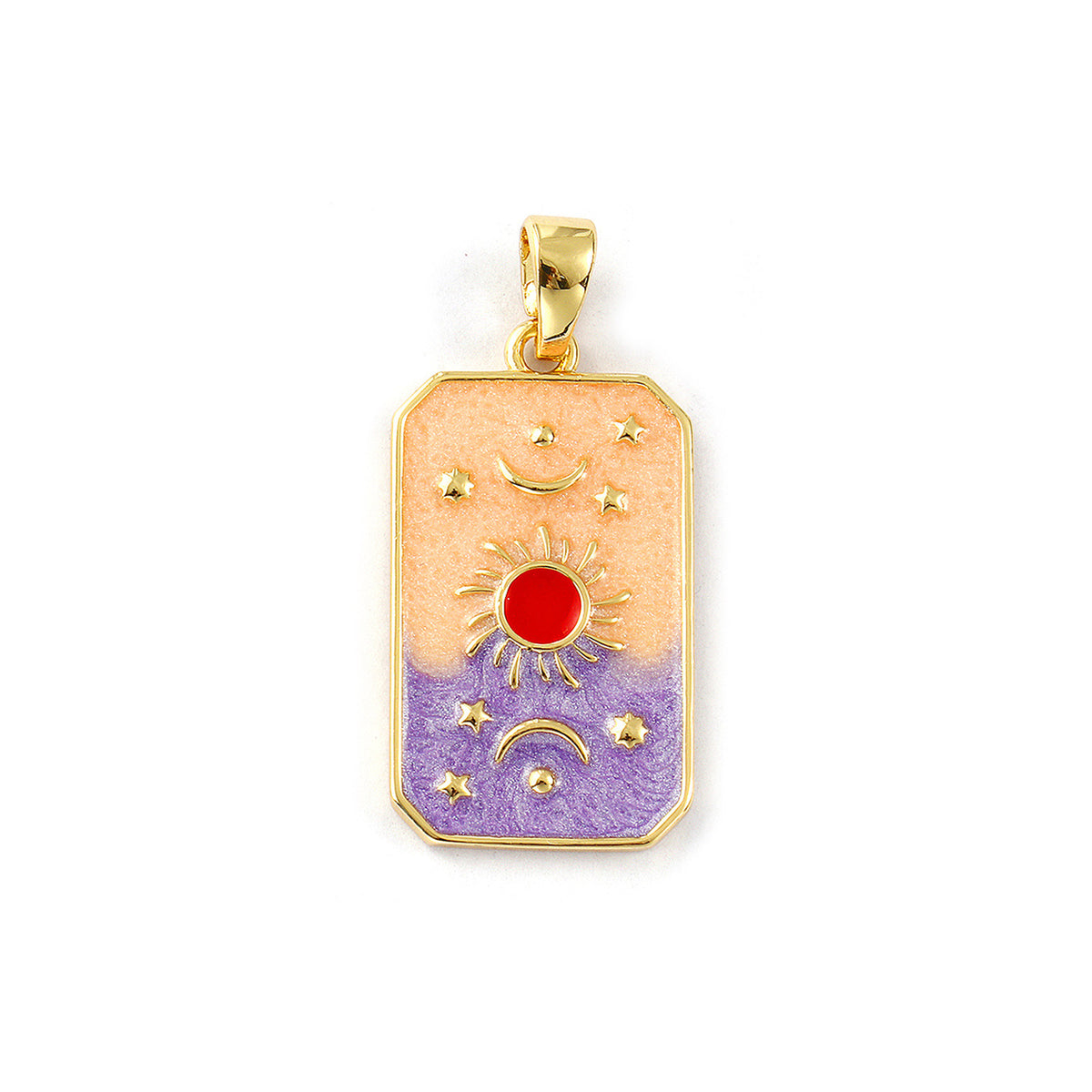 Sun Moon Peach Purple