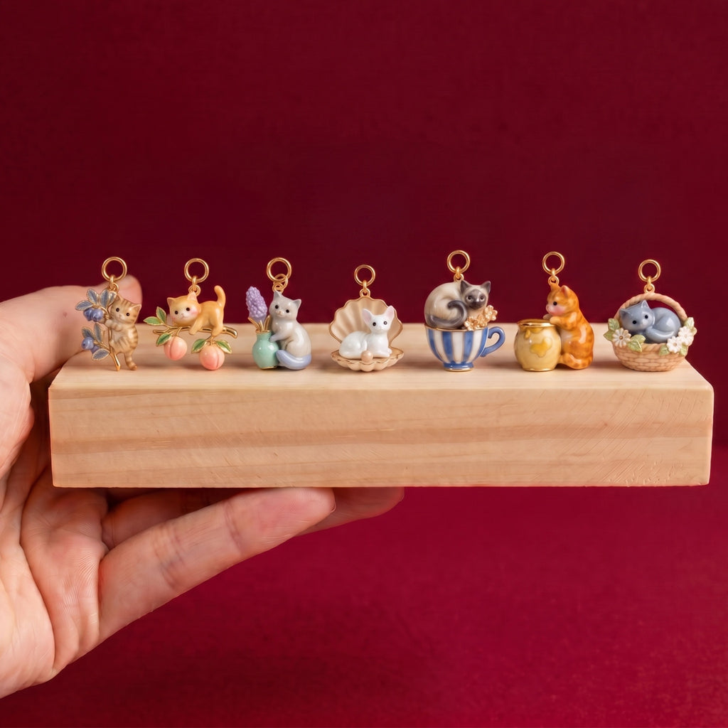 Enamel Animal Pendants and Necklace Chains