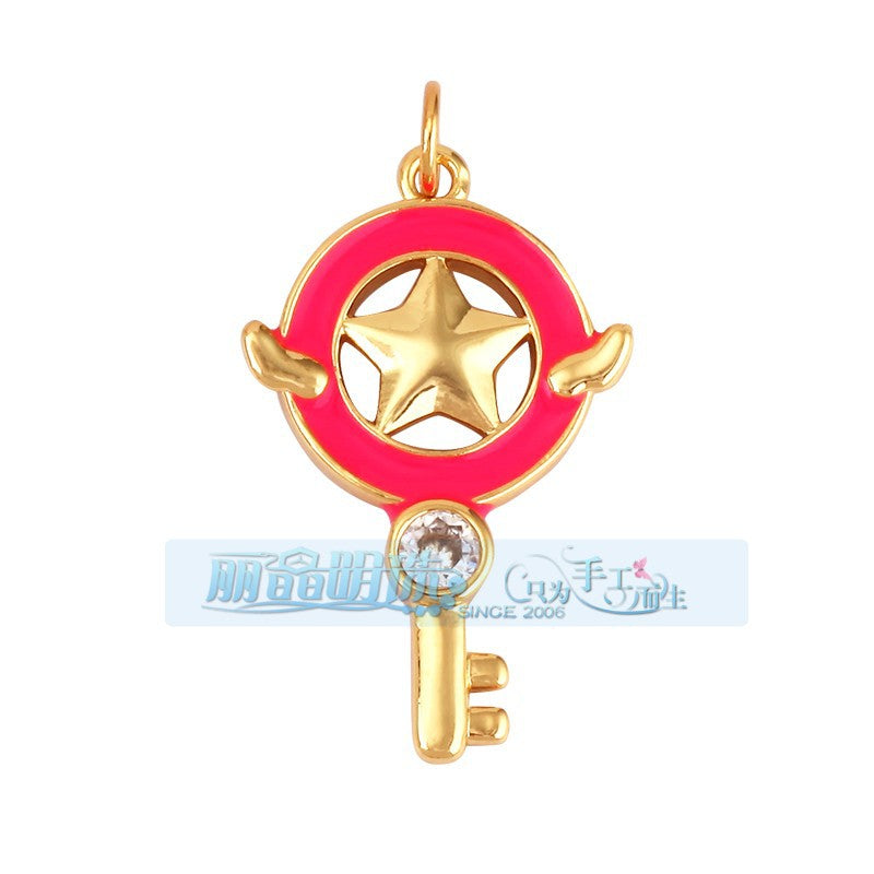 Winged Star Key Rose