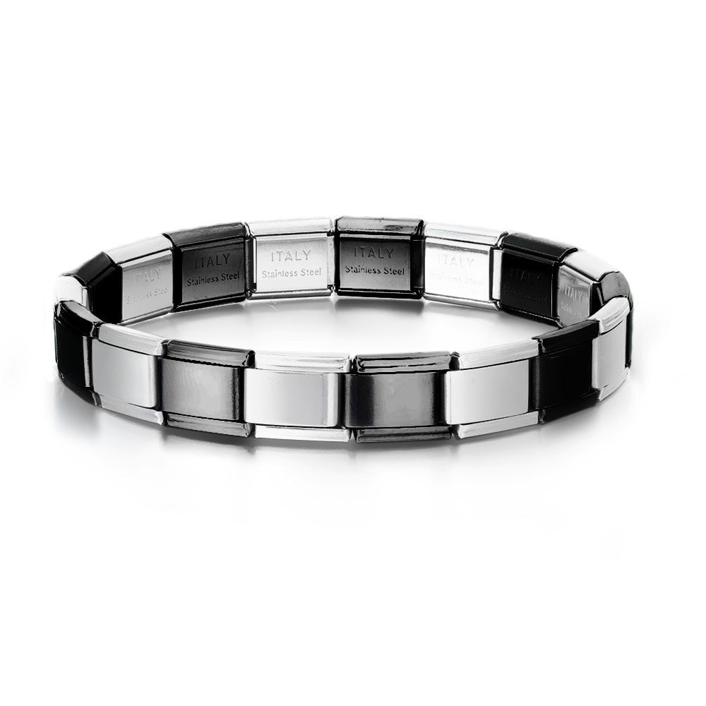 Black and Silver Band