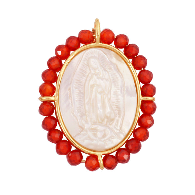 Shell Guadalupe Oval Red