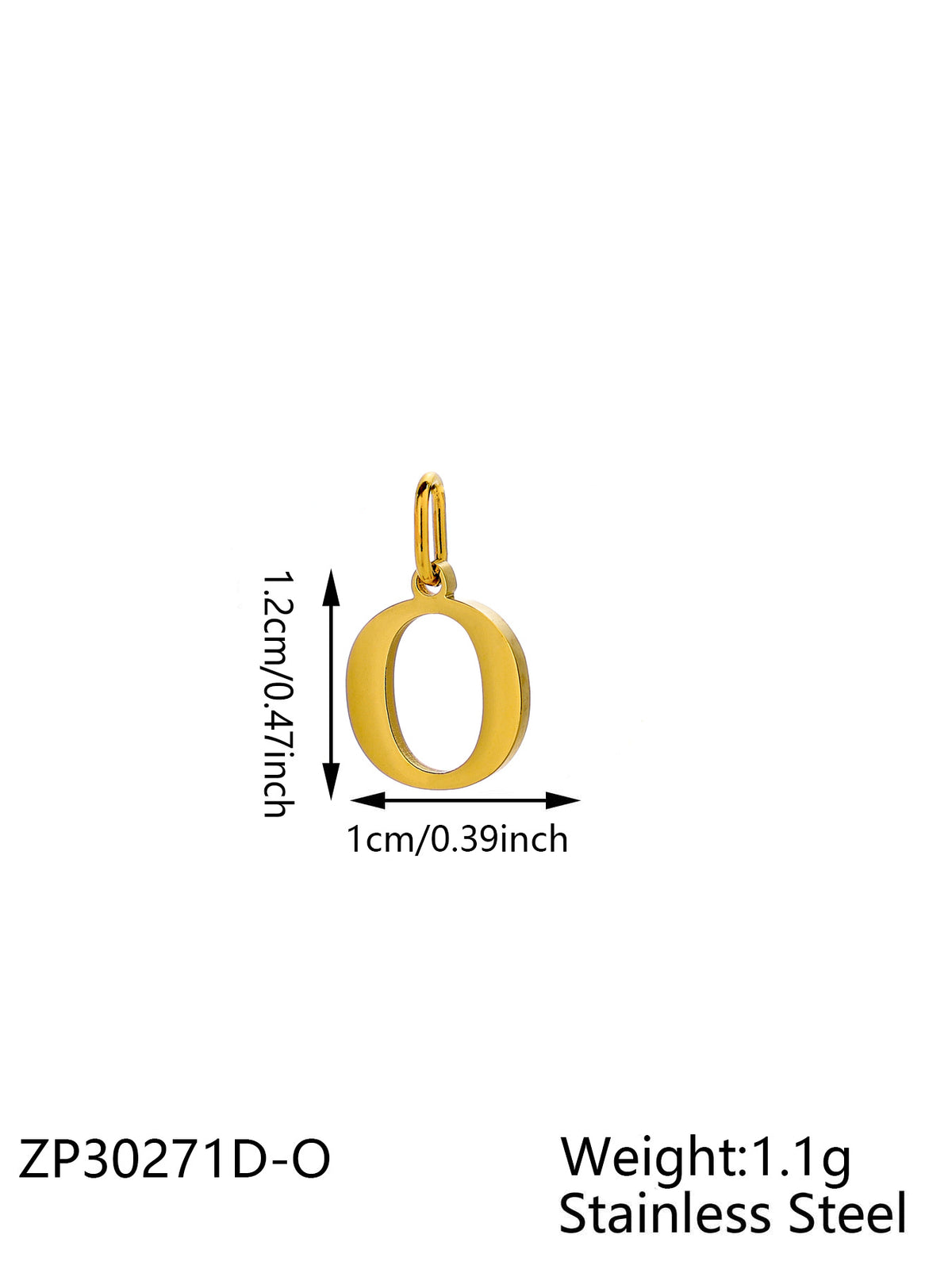 Gold Letter O