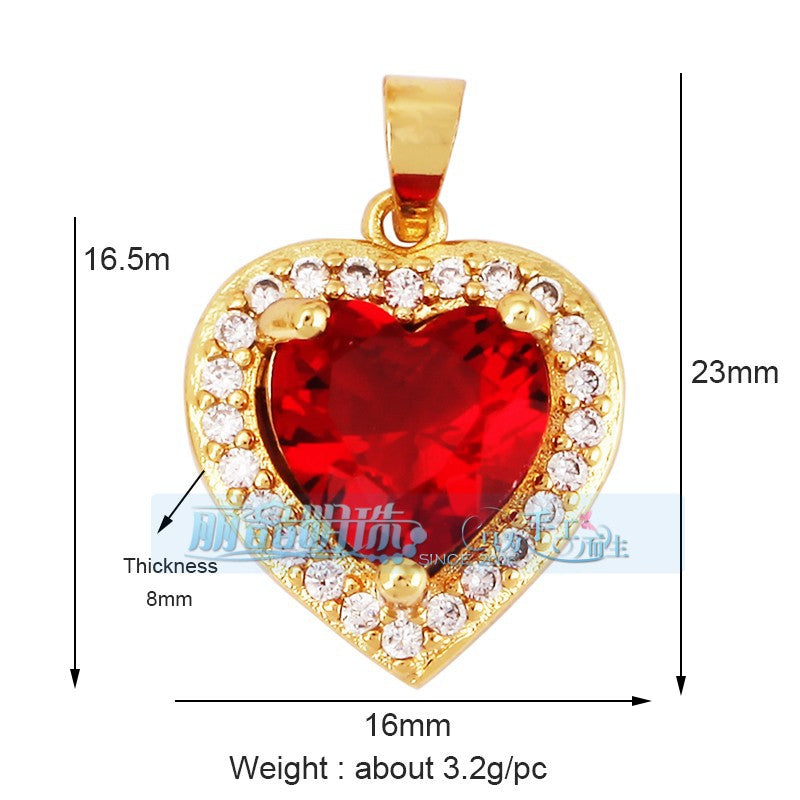 Red Crystal Heart