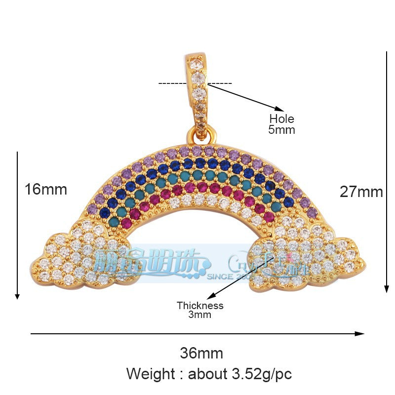 Rainbow Cloud Gold
