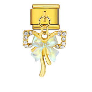 Bow and Butterfly Dangle Charms
