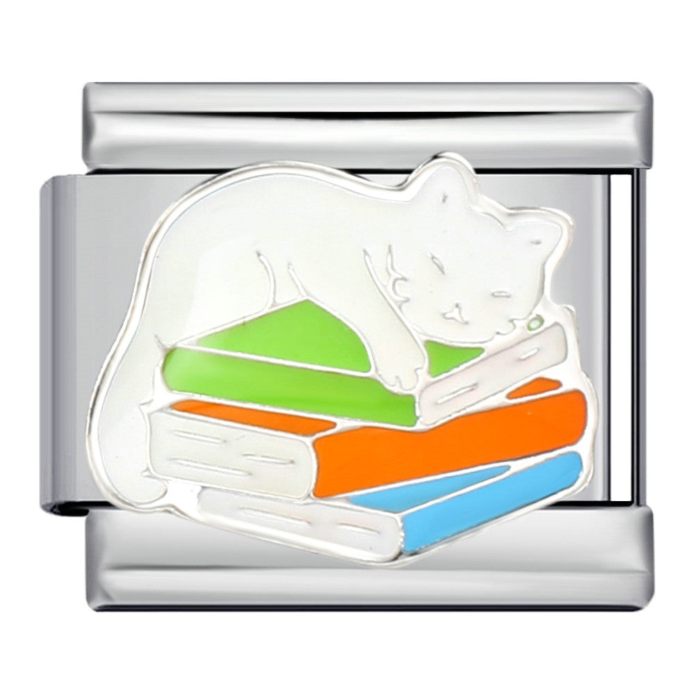 White Cat on Books