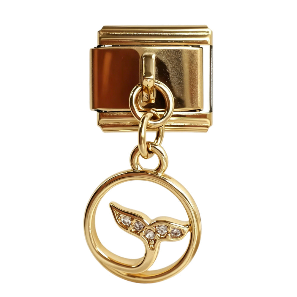 Gold Ocean Dangle Charms