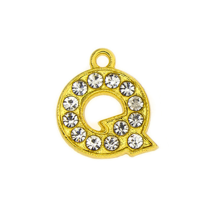 Gold Letter Q