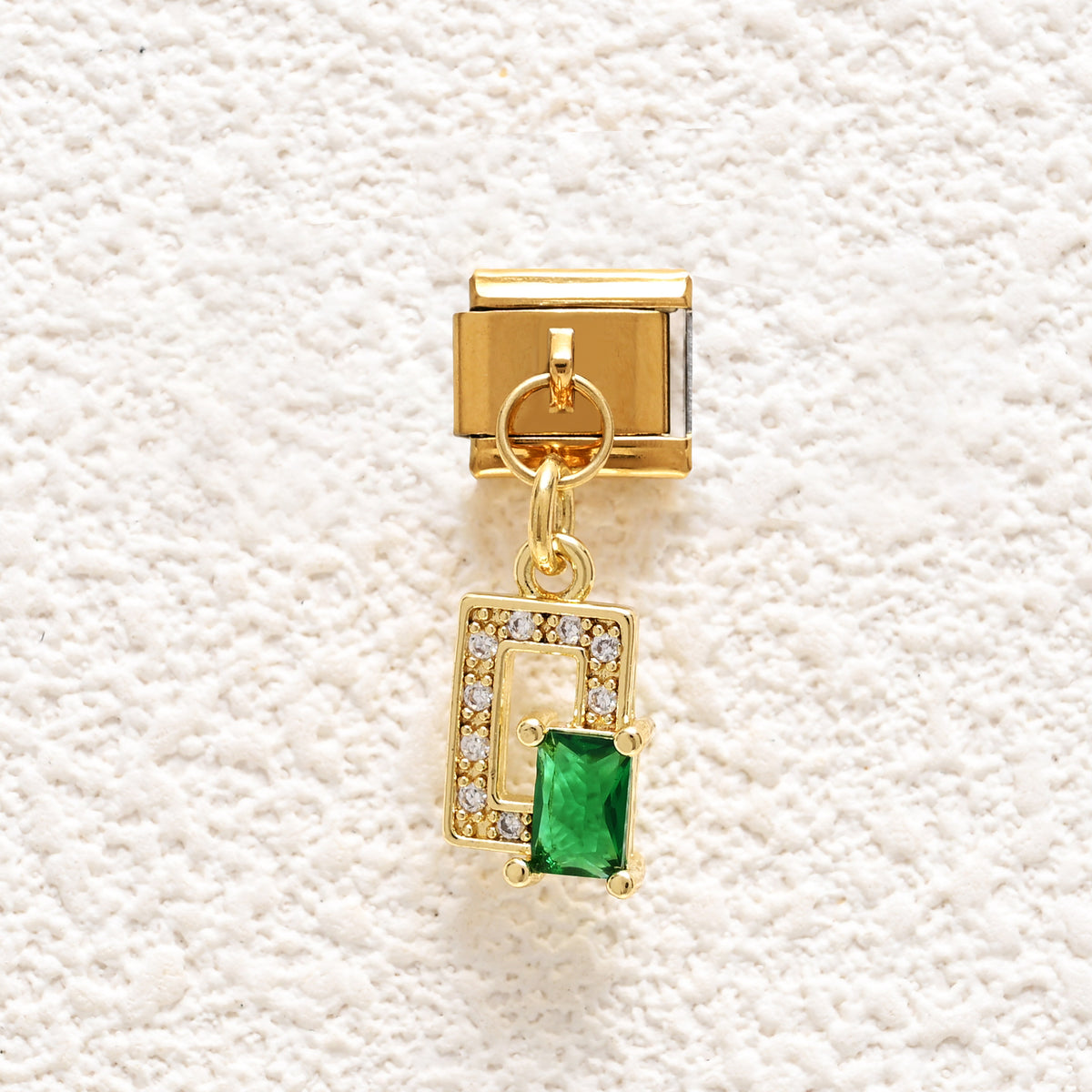 Green Stone Square Frame