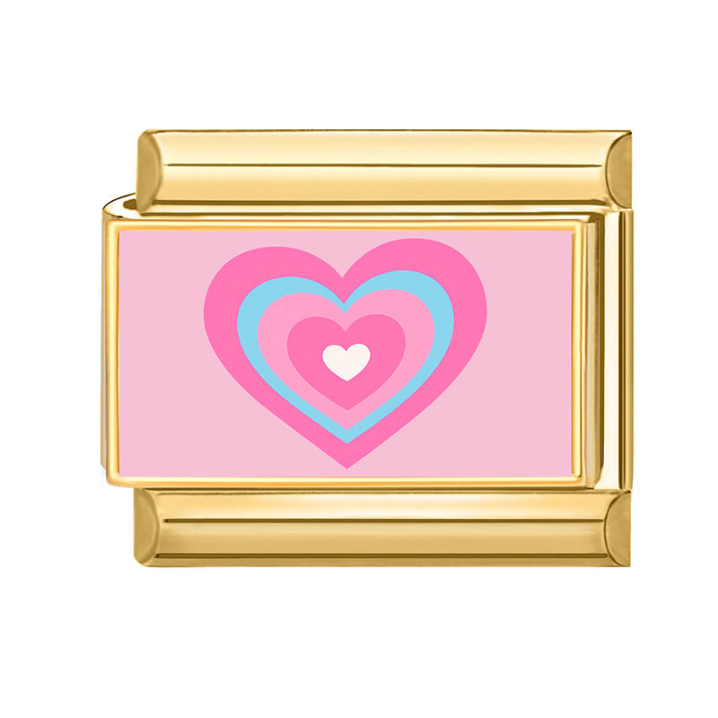 Layered Pink Heart