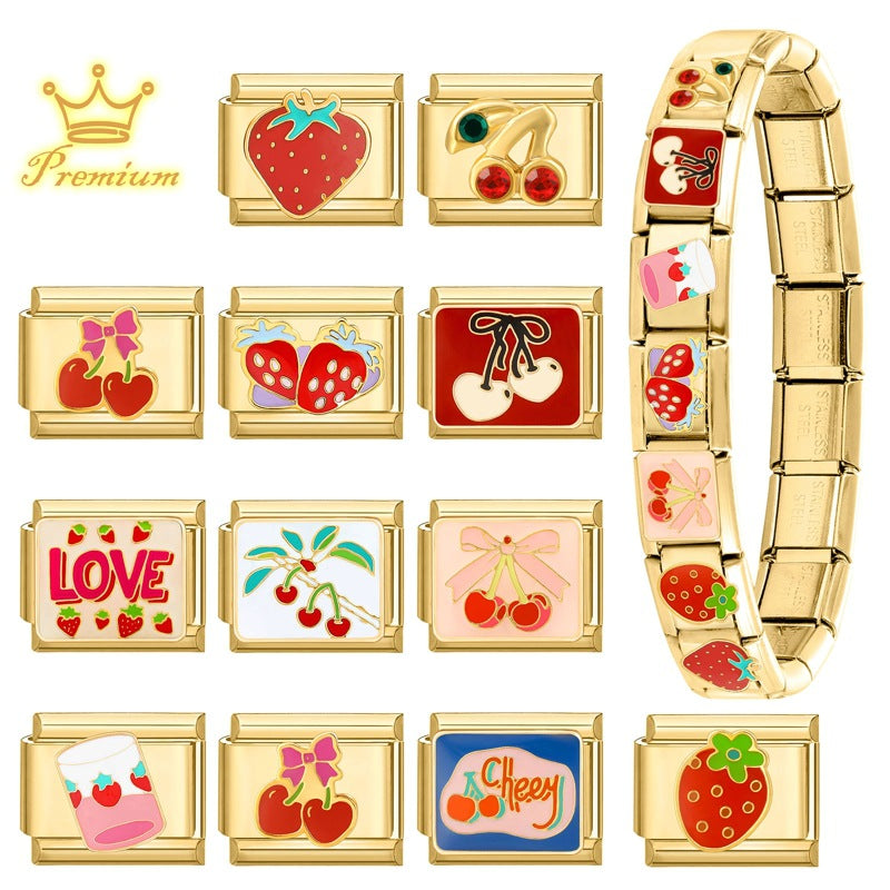 Strawberry and Cherry Charms