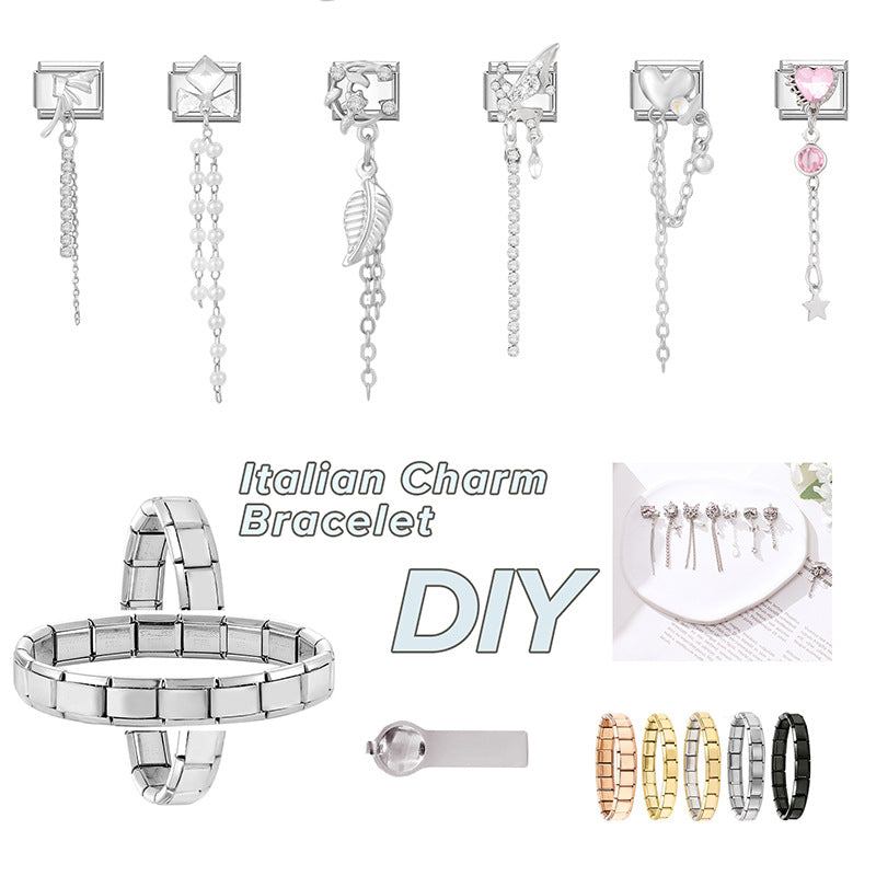 Silver Chain Dangle Charms
