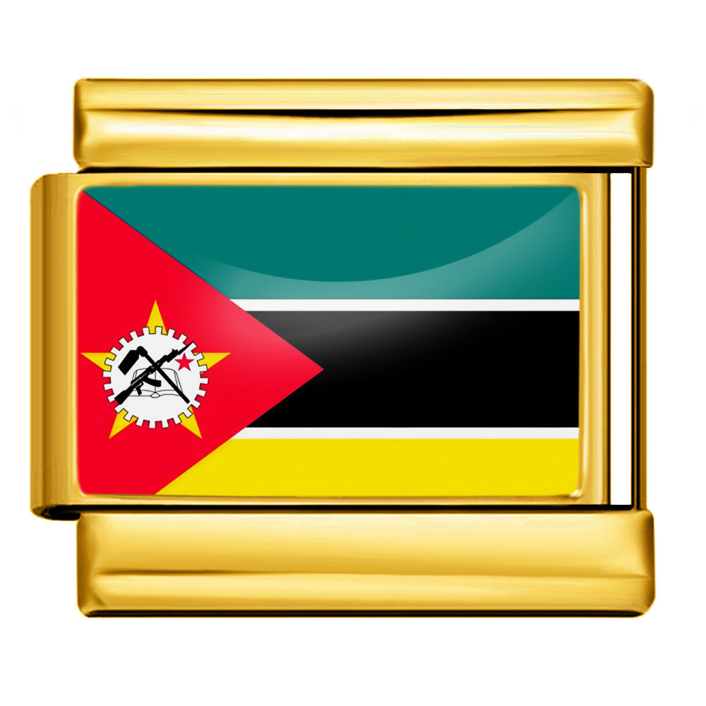 Mozambique Flag, Gold