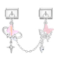 Two Pink Butterflies
