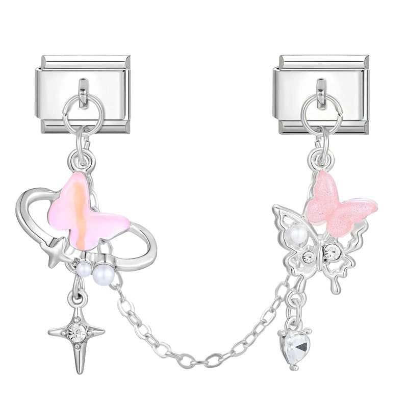 Two Pink Butterflies