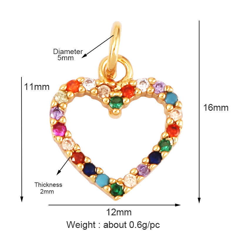 Rainbow Open Heart