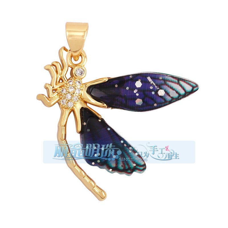 Swirl Dragonfly Purple