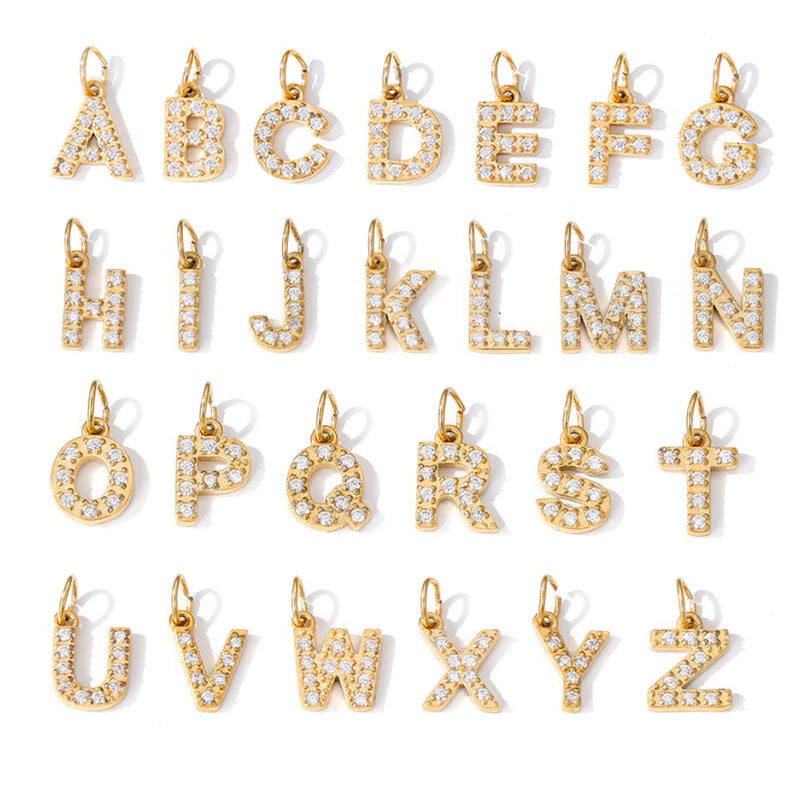 Gold Alphabet Set A to Z