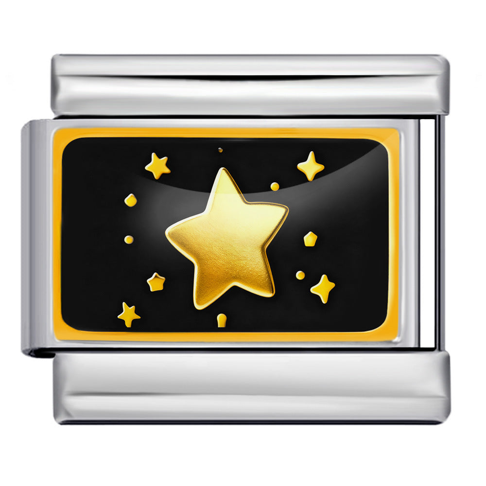 Star with Dots, Silver