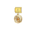Gold Swirl Round