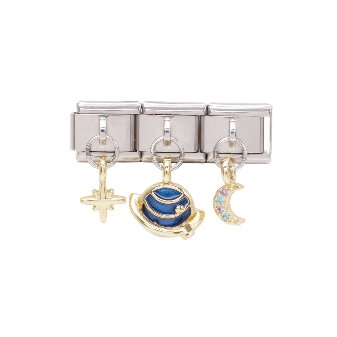 Planet and Moon Trio