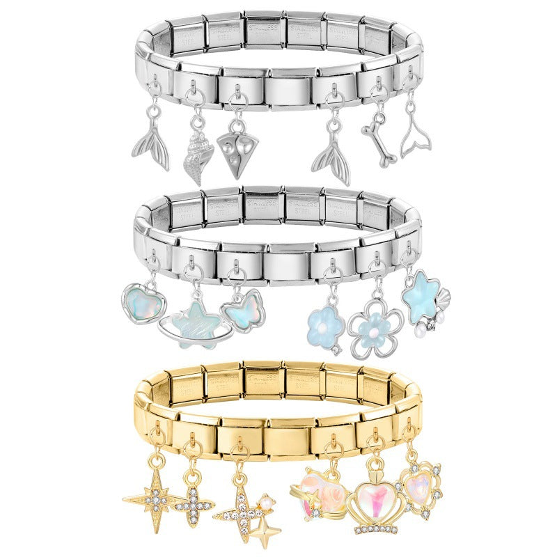 Three-Piece Dangle Charm Sets