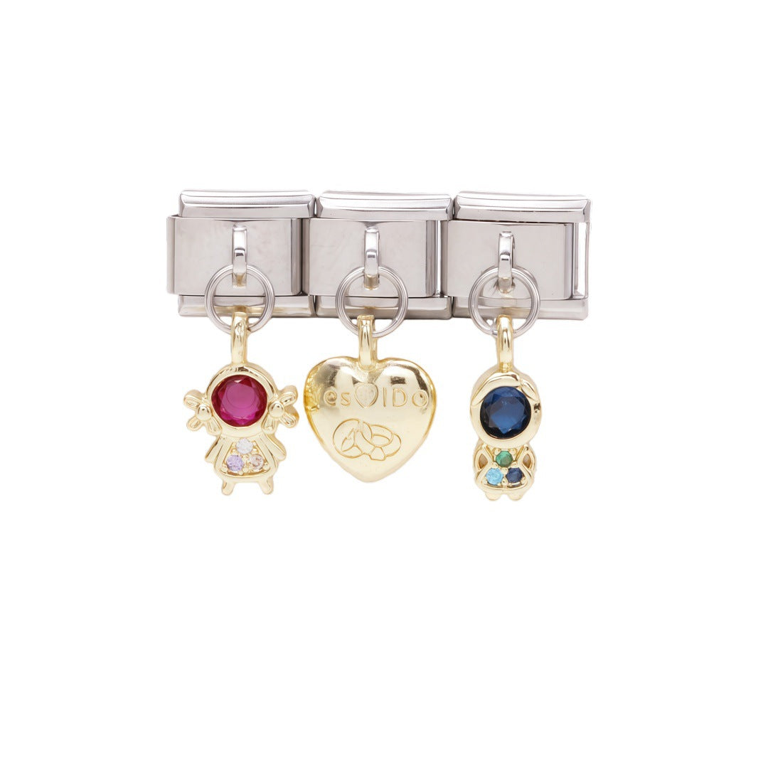 Birthstone Heart Trio
