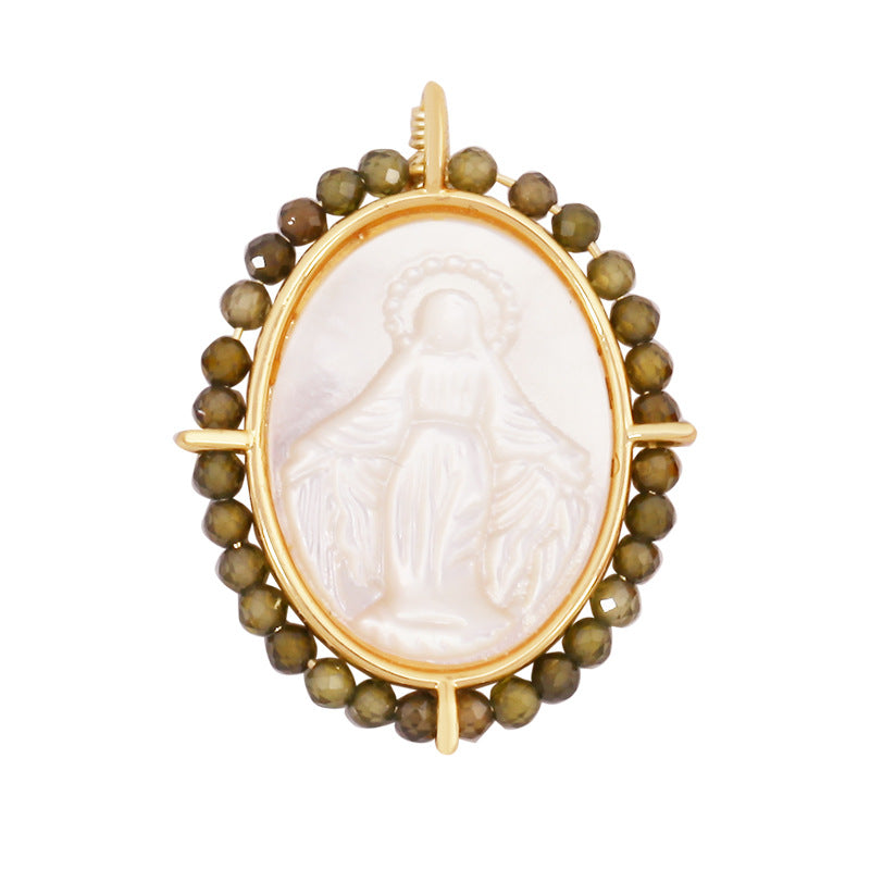 Shell Mary Oval Olive