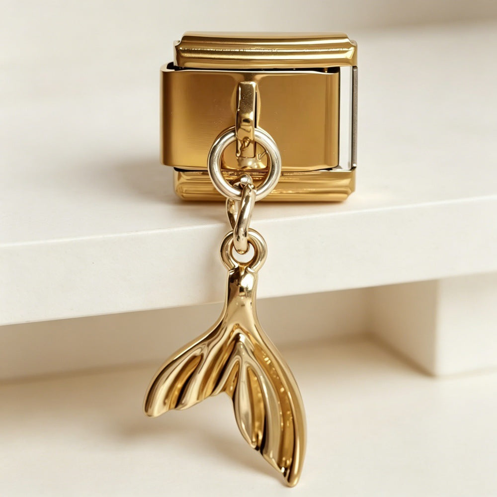 Gold Ocean Dangle Charms