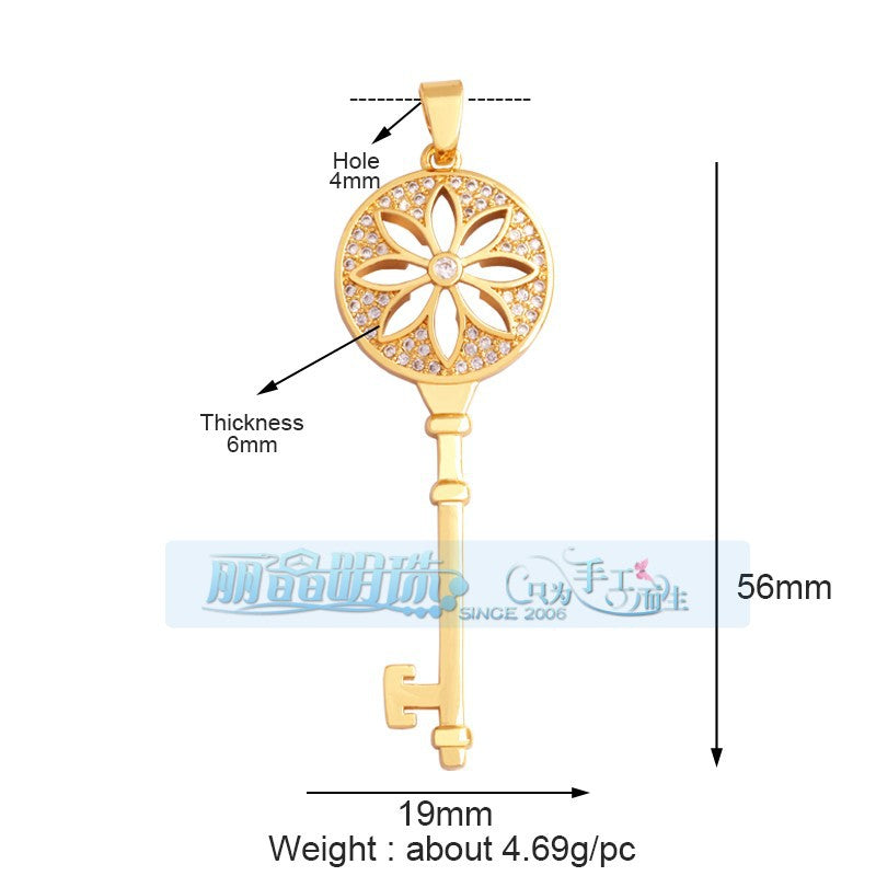 Flower Wheel Key Large