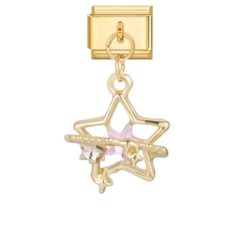 Pink Open Star