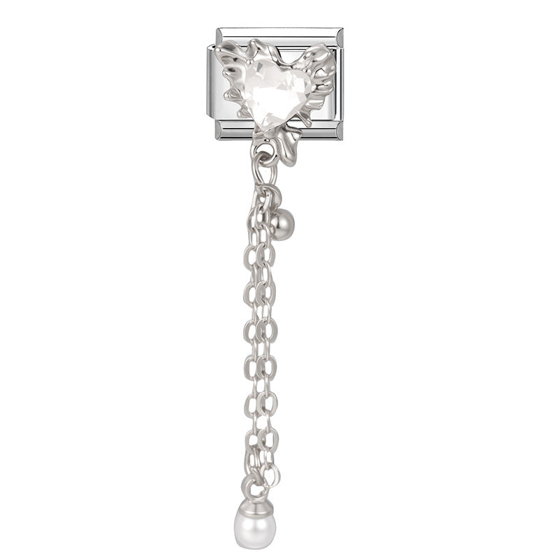 Crystal Heart Chain