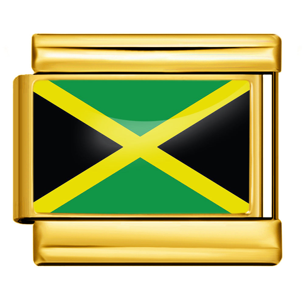 Jamaica Flag, Gold