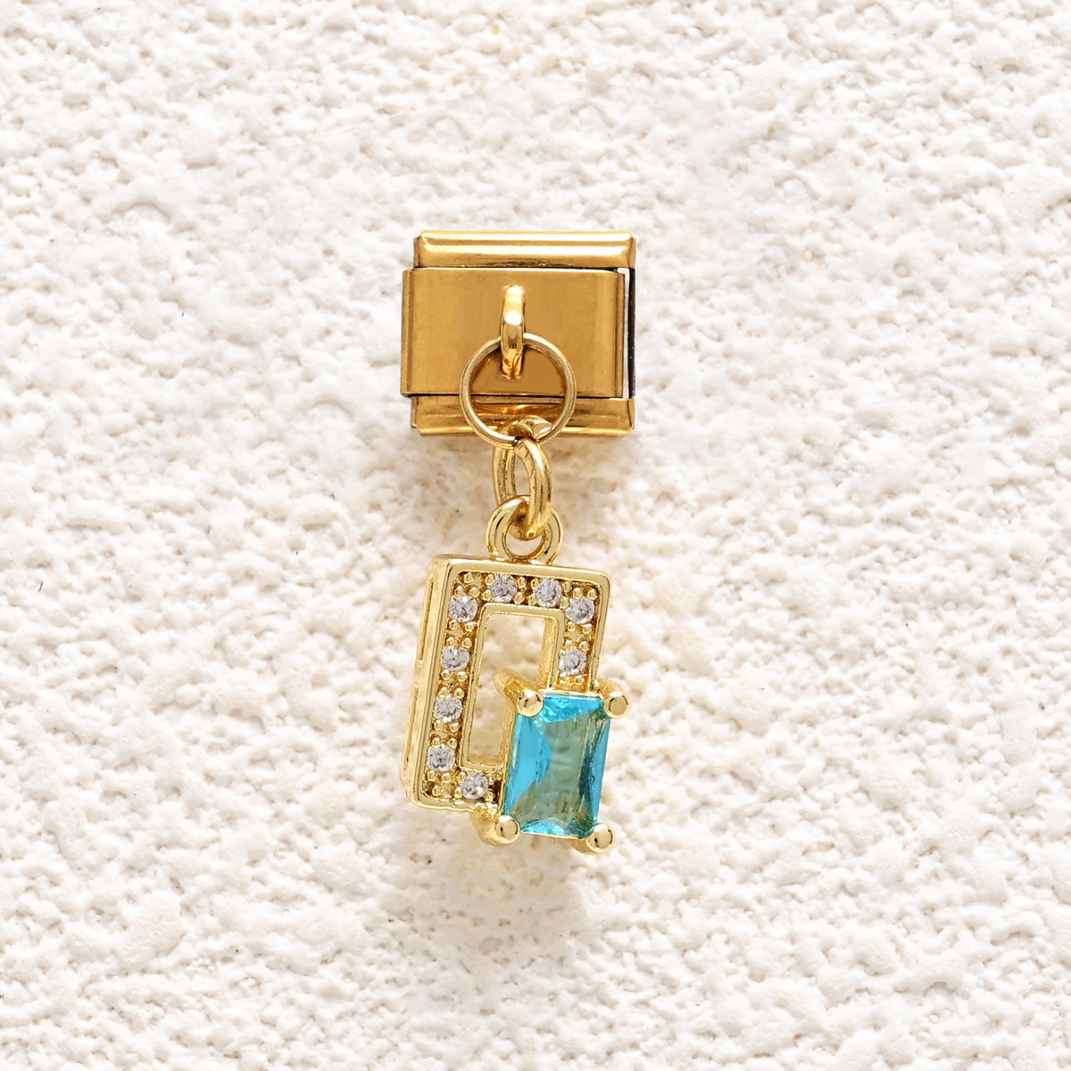 Aqua Stone Square Frame