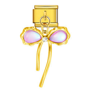 Bow and Butterfly Dangle Charms