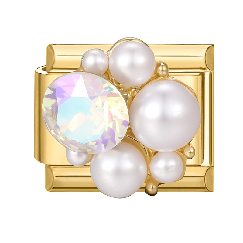 Pearl and Crystal Cluster