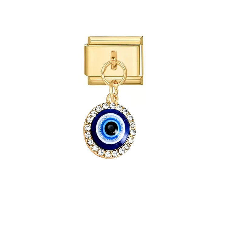 Round Crystal Evil Eye