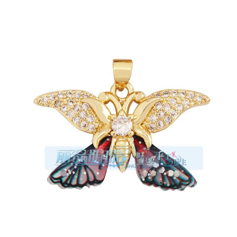 Gem Wing Butterfly Hot Pink